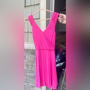 Bubblegum pink dress worn one time. Very comfortable.